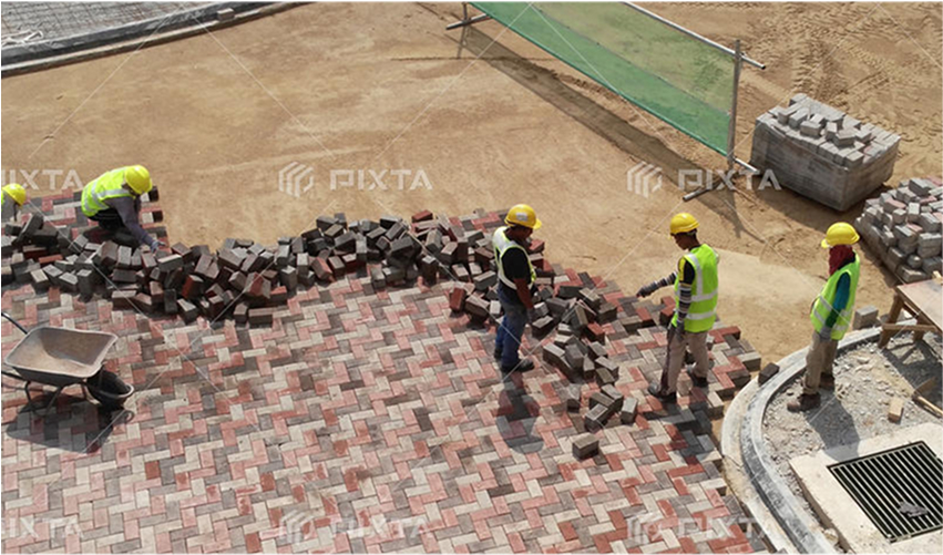 カラー舗装工事